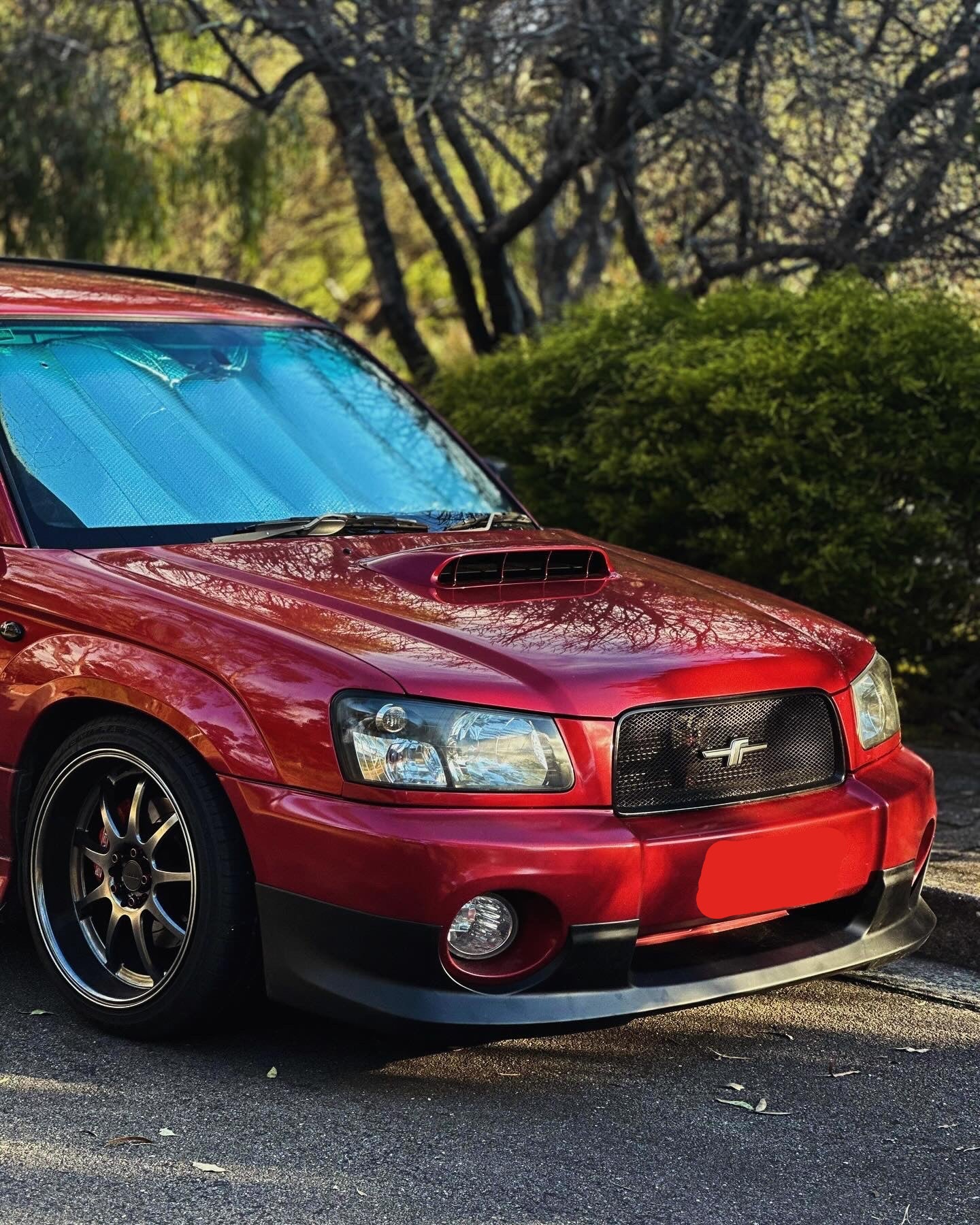 2002-2005 Subaru Forester SG | Front Lip - Preface Stock