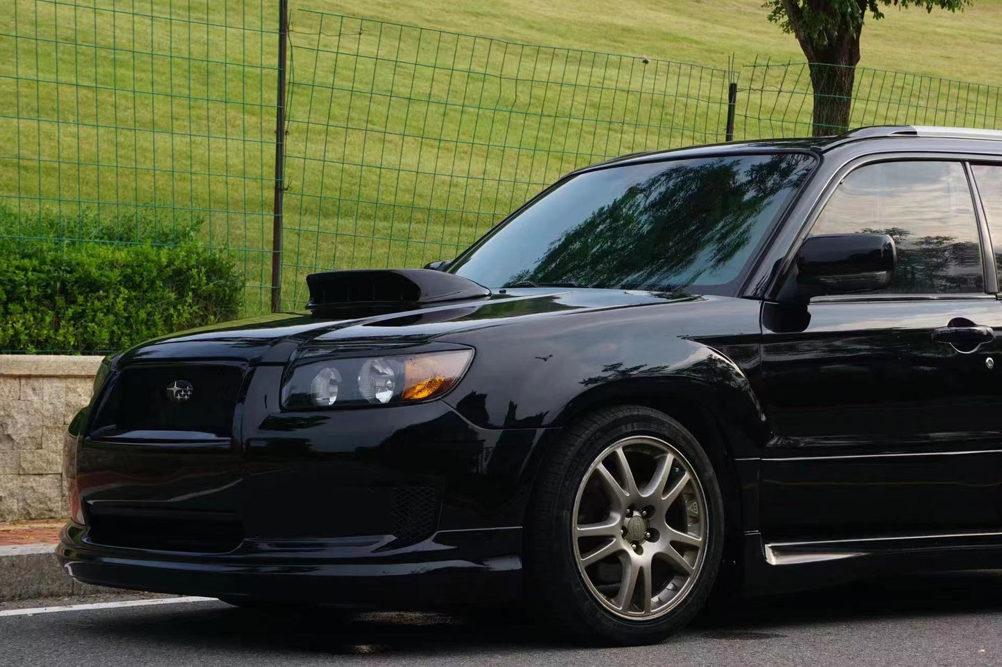 2005-2008 SUBARU Forester SG Mid-Night Style Front Lip