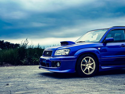 2002-2005 SUBARU FORESTER JDM SG CROSS SPORT CROSSFIRE STYLE FRONT BUMPER LIP